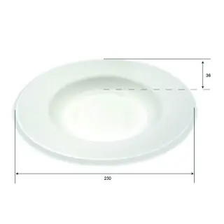 FONDINA TONDO POLPA 23 ELEGANCE 50PZ (SDG)