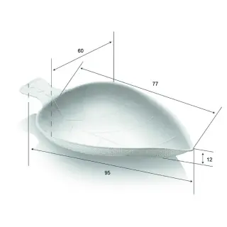 VASSOIETTO POLPA FOGLIA 9,5X6 CM 100PZ (SDG)