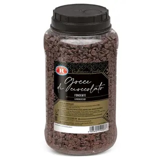 GOCCE DI CIOCCOLATO FONDENTE 600gr(RE)