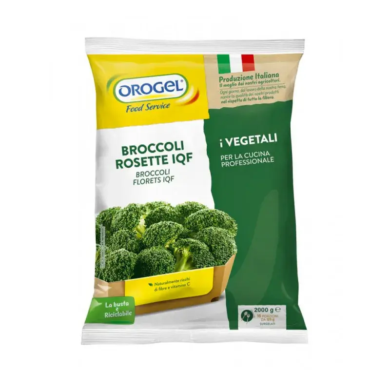 BROCCOLI ROSETTE IQF 4pzX2kg(OR)