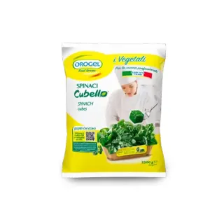 SPINACH " FOGLIA PIU' WHOLE LEAF PORTION 4pzX2.5kg