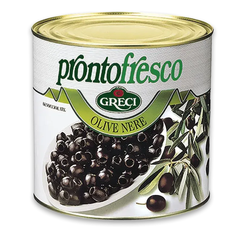 PITTED BLACK OLIVES 2,6kg