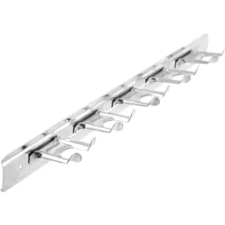 SUPPORTO INOX A PARETE 5 POSTI(LC)