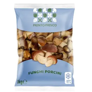 FUNGHI PORCINI CUBETTI 1^ 4PZX1KG(GR)
