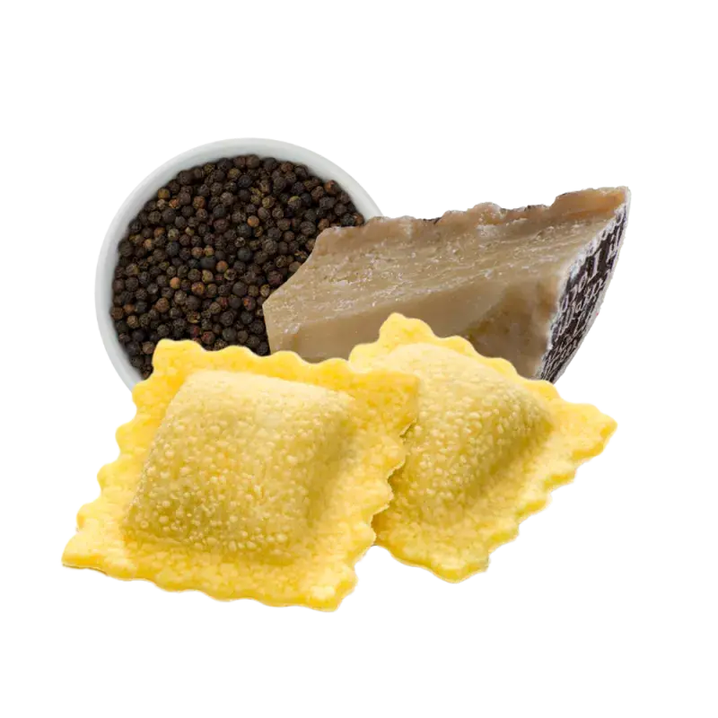 RAVIOLI CACIO E PEPE S.GLUTINE 12pzX125gr(PH)