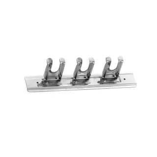 SUPPORTO INOX A PARETE 3 POSTI(LC)