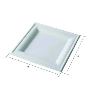 PIATTO QUADRATO POLPA KARO BASIC 16X16CM 50PZ SDG