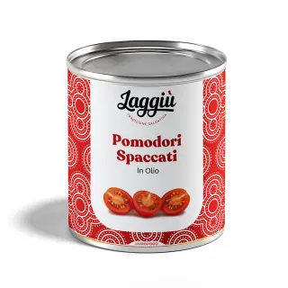 POMODORI SPACCATI IN OLIO LAGGIU' 6pzX1/1(AC)