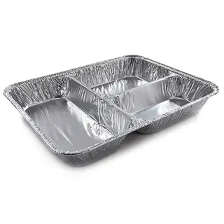 CONTENITORE ALLUMINIO A SCOMPARTIMENTI 100PZ(CN)