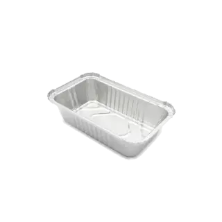 ALUMINIUM CONTAINER 2 PORTIONS 100PZ