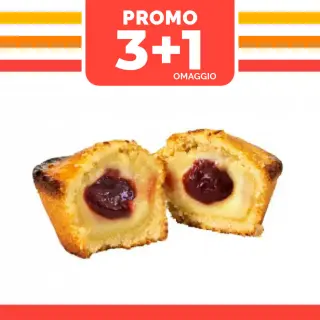 PASTICCIOTTO CREMA/AMARENA 80gr 3+1