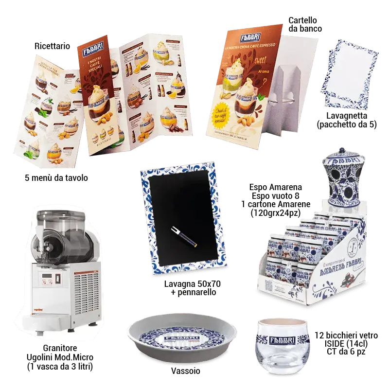 KIT.POS.CREMA FREDDA CAFFE'