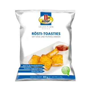MINI ROSTI TOAST PROSCIUTTO & FORMAGGIO 40gr &nbsp;4pzX800g