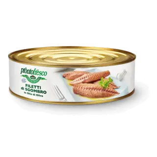 FILETTI DI SGOMBRO OLIO D'OLIVA 1,850KG