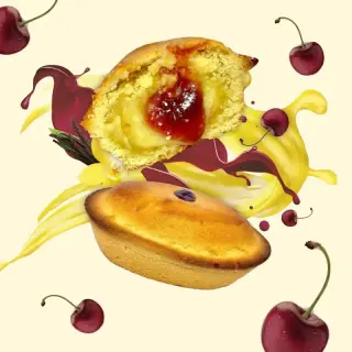 PASTICCIOTTO CREMA/AMARENA PRECOTTO 30PZX120GR(MP)