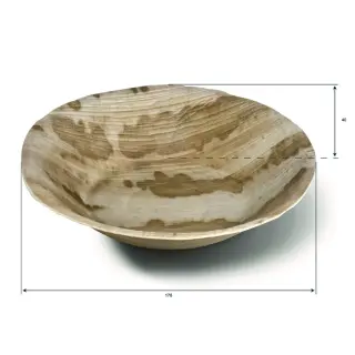 FONDINA TONDA PALMA 18CM 25PZ (SDG)