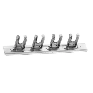 SUPPORTO INOX A PARETE 4 POSTI(LC)