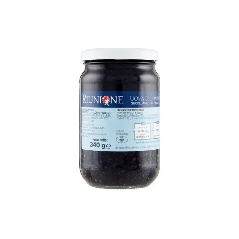 UOVA DI LOMPO NERE VASO 6pzX340gr(RIU)