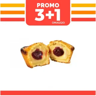 PASTICCIOTTO CREMA/AMARENA 130gr 3+1