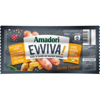 WURSTEL POLLO/TACCHINO 250GR 4KG(AMA)