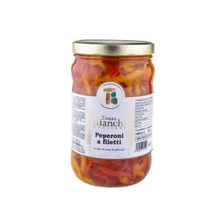 PEPERONI A FILETTI IN O.S.G. 3,1kg(TB)