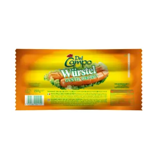 WURSTEL SUINO DLC 3KG 12CONFX250GR(AMA)