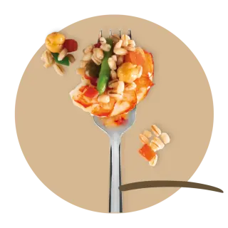 ORZO CON GAMBERI E VERDURE 4PZX300GR