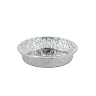 ROUND ALUMINIUM CONTAINERS 30,45CM 50PZ